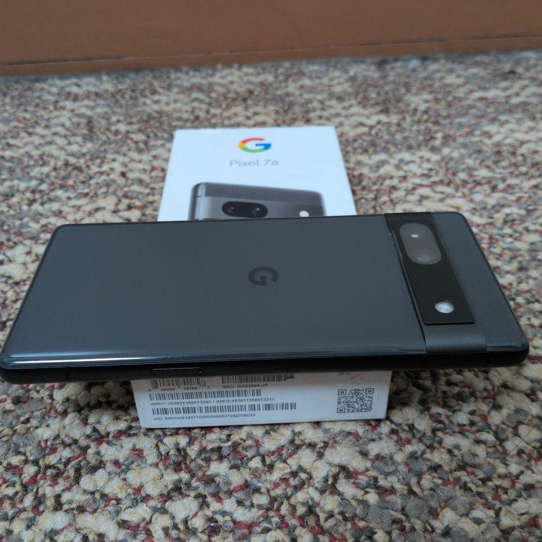 Google Pixel 7a Charcoal 本体　フィルム付