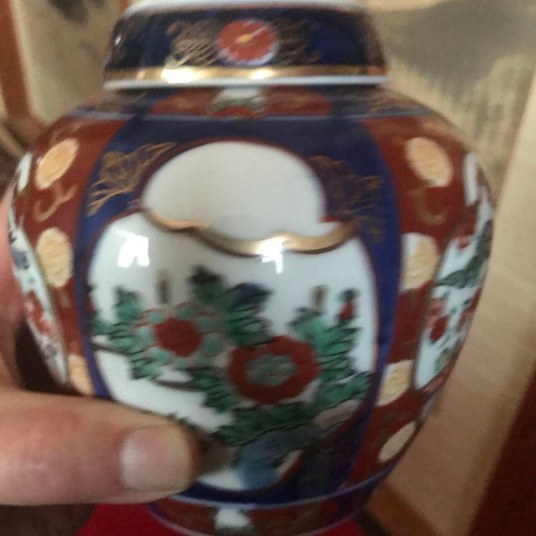 古伊万里焼 飴玉入れ 江戸期 骨董品