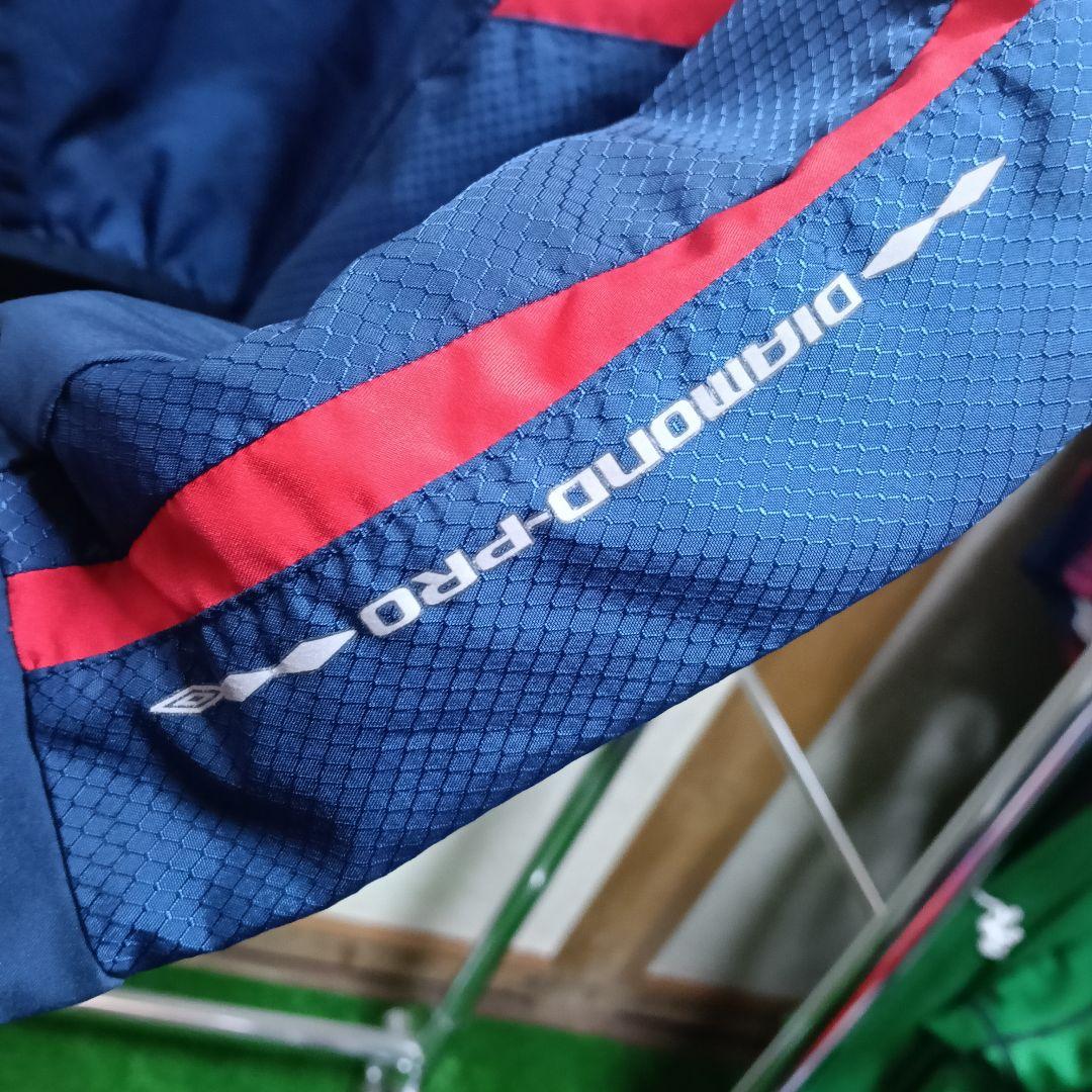 アンブロ製！ 柏レイソル 支給品no.13 長袖トレーニングピステ ネイビー