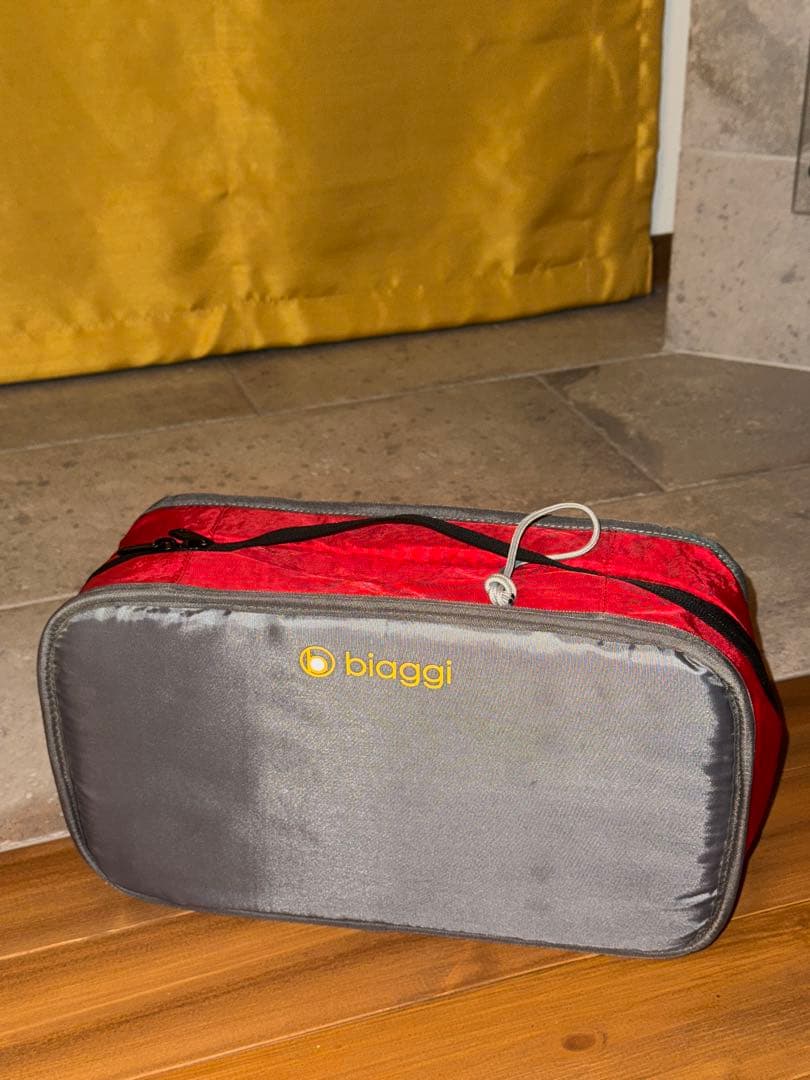 biaggi 旅行用バッグ 赤 紫 2色セット　未使用
