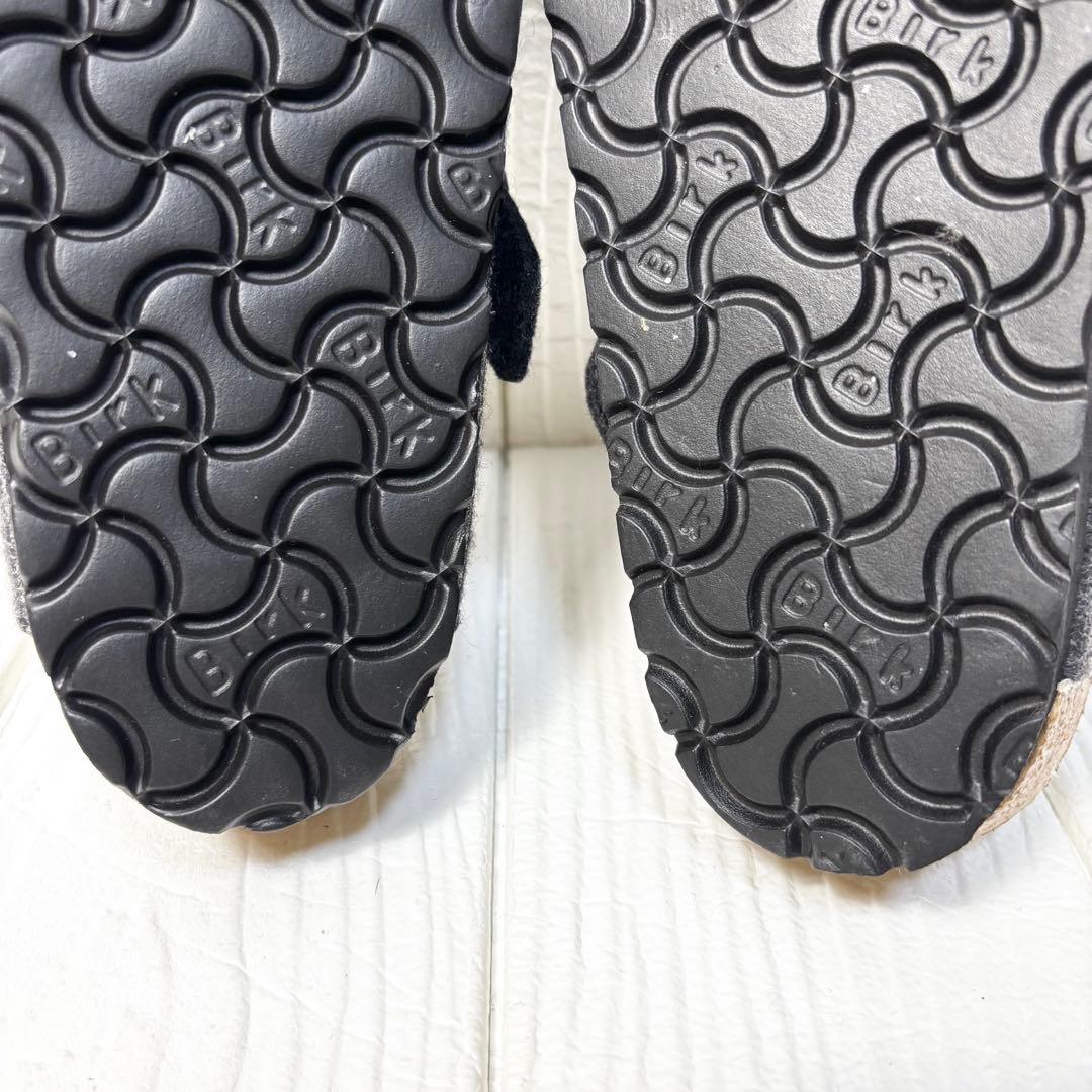 美品 ビルケンシュトック ボストン フェルト 37 24cm グレー