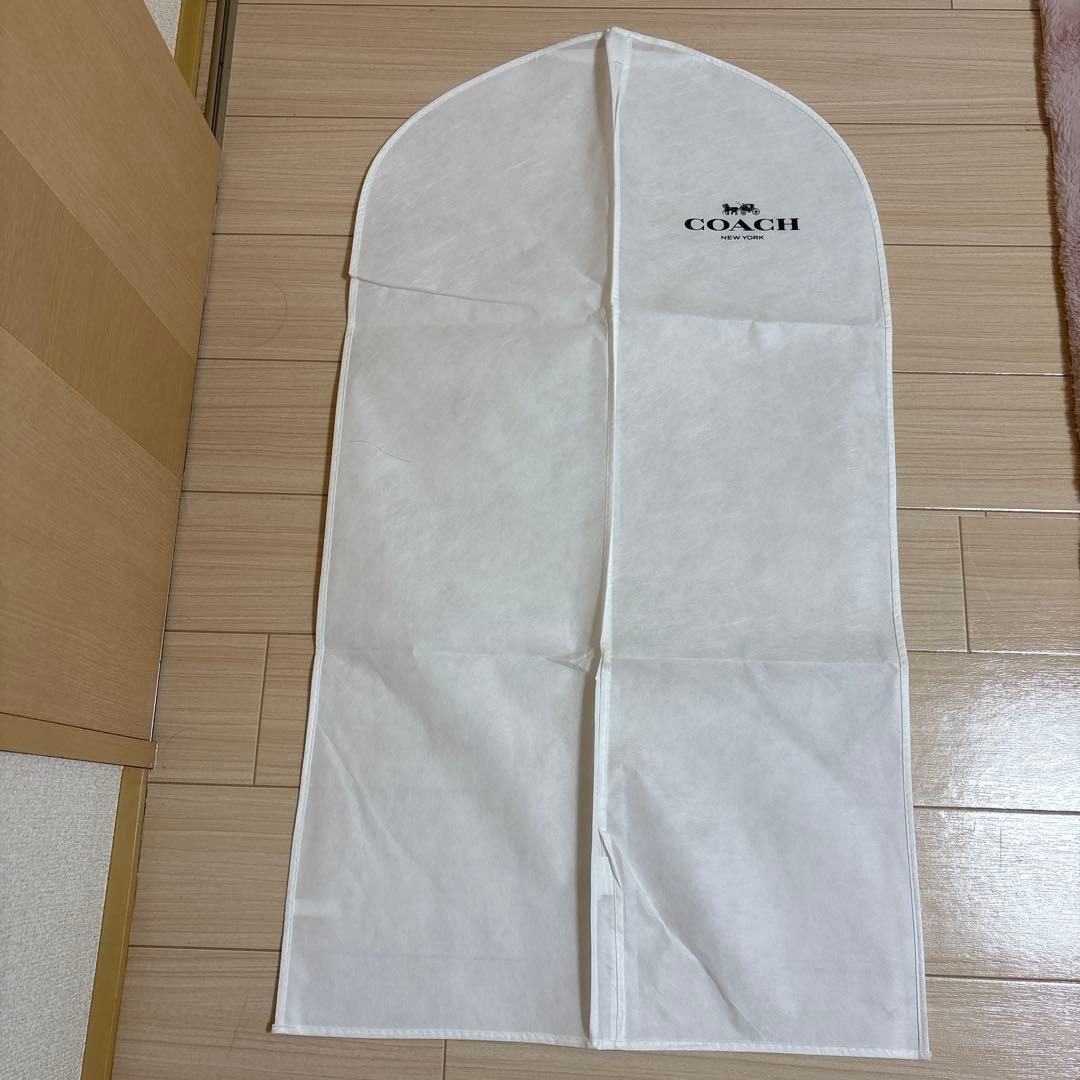 COACH フード付きベージュポンチョ