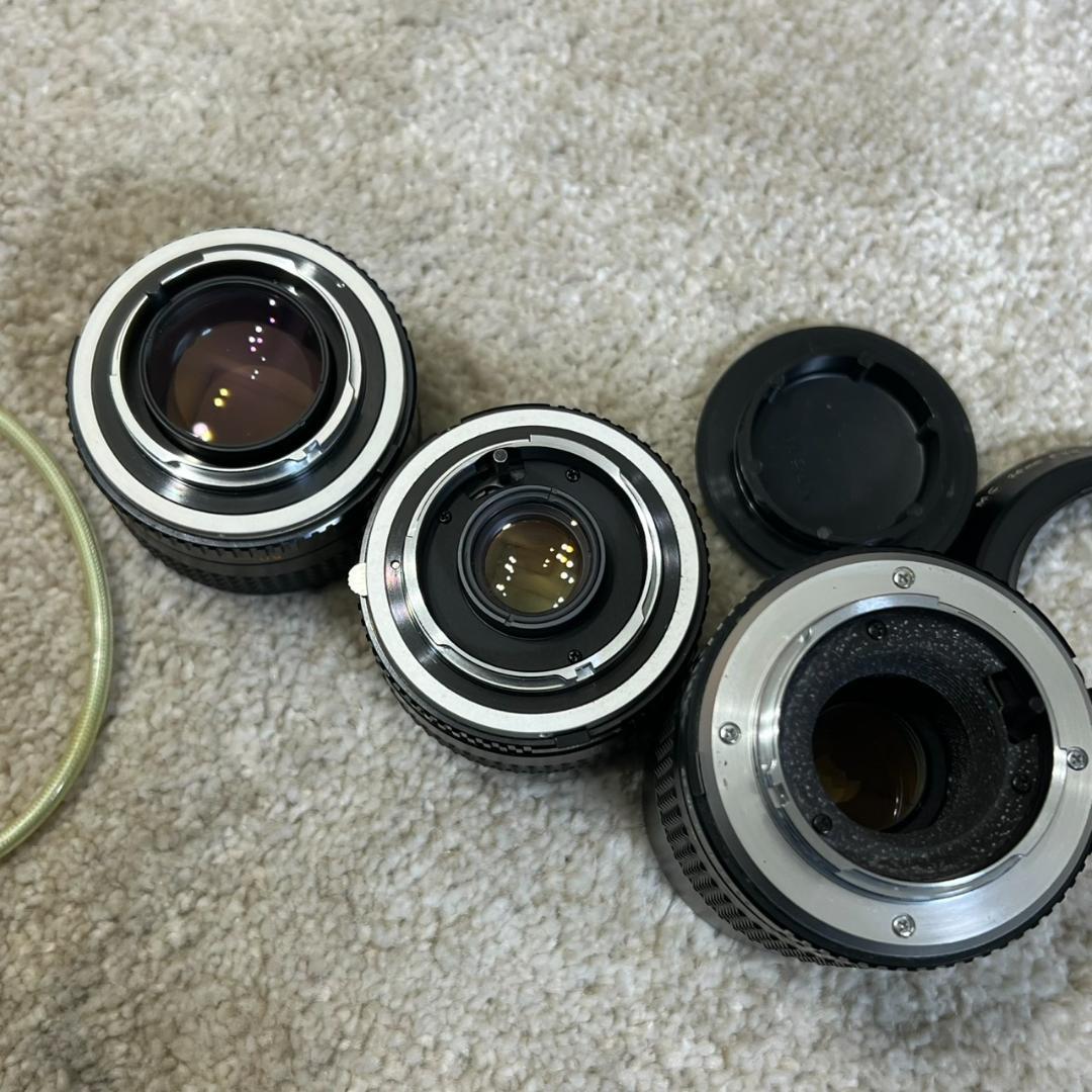 【ジャンク/名機】Minolta SRT SUPER 黒 +広角/望遠レンズ3本