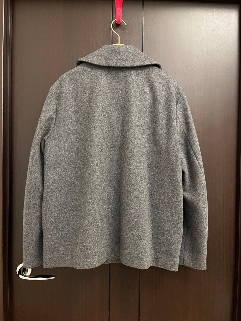 新品　theory 25AW メルトンウール　ピーコート　グレー