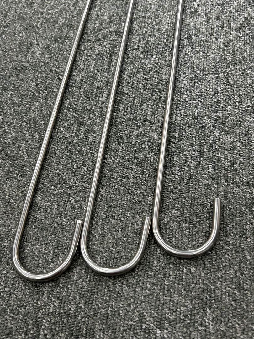 【10本セット】 ロングSカン S字フック 防犯ネット フック 160cm