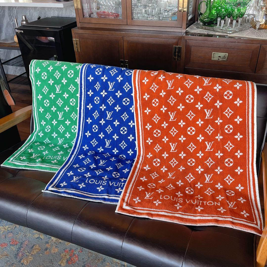 ルイヴィトン セルヴィエットセットLVマッチモノグラム タオル 茶