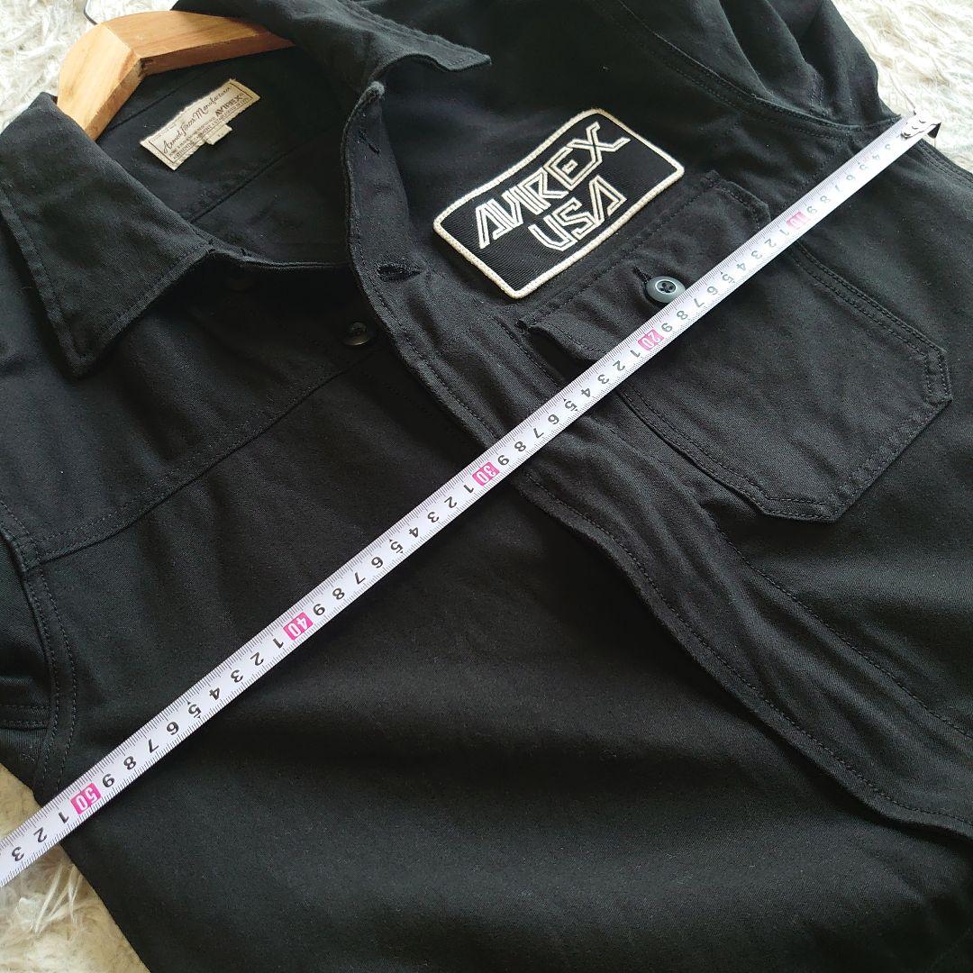 アヴィレックス ミリタリー オールインワン バックロゴ ワッペン刺繍 L