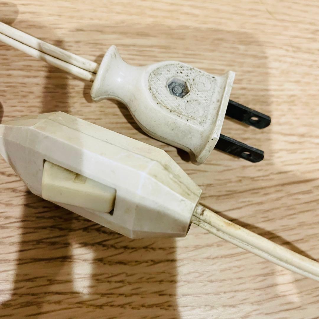 大型 アンティーク スタンドランプ フリル シェード 真鍮製 高さ58cm