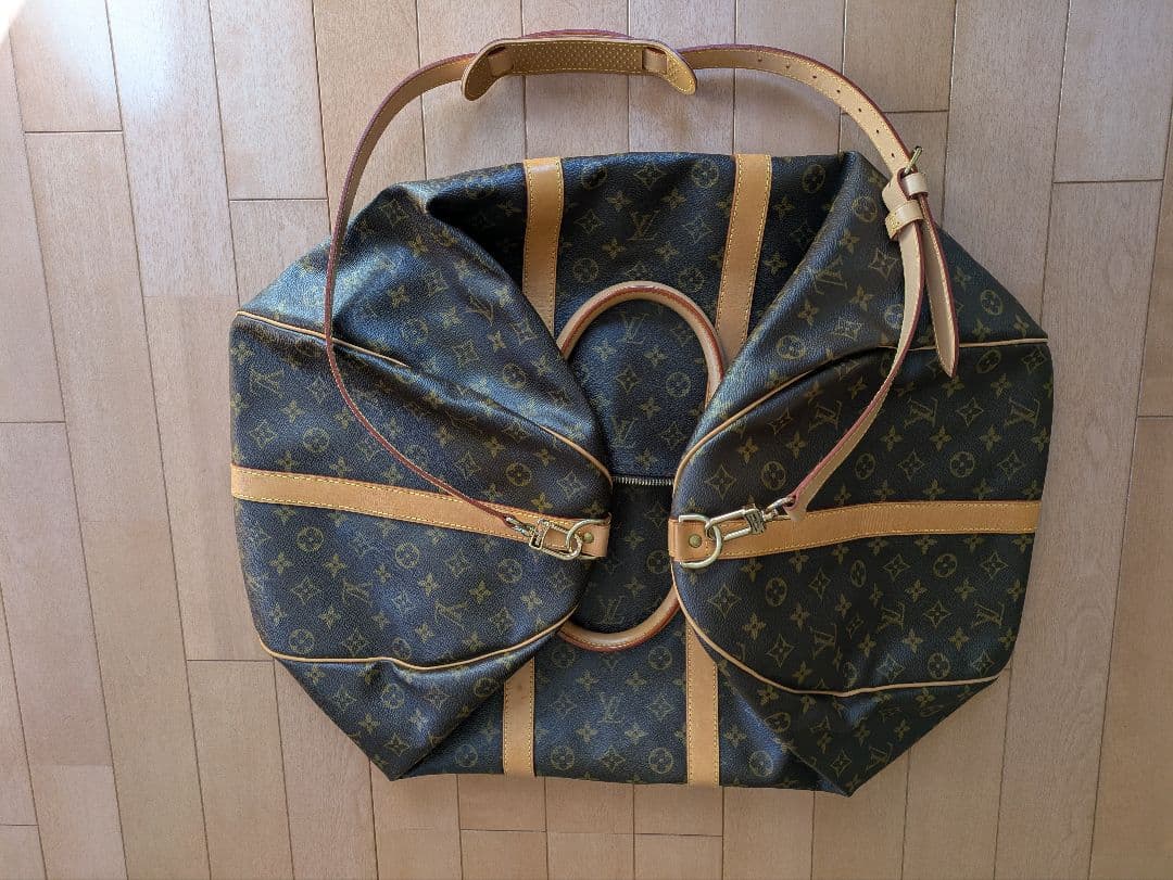 正規品 ルイ・ヴィトン ボストンバッグ ショルダー付 キーポル60