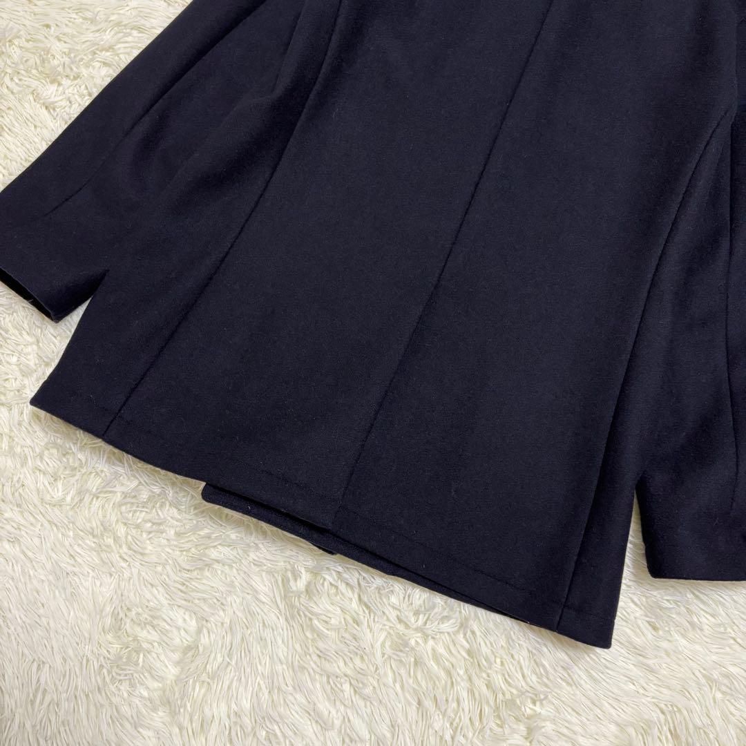 美品 ブルックスブラザーズ ピーコート ネイビー　ウール メンズ ダブル S