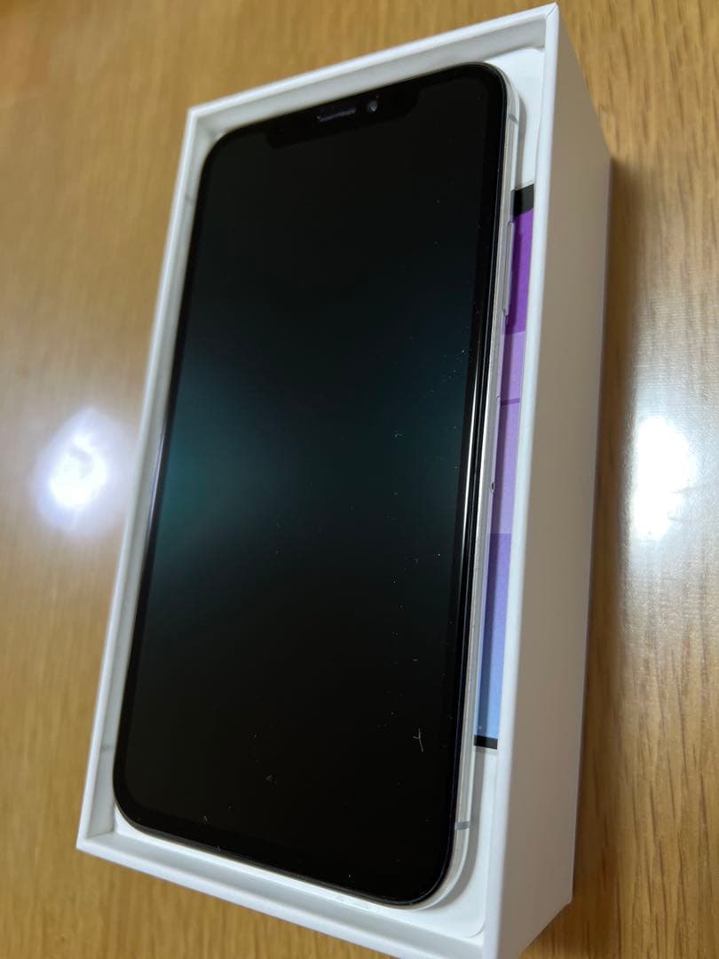 値下げ！美品！修理、電池交換済iPhone X シルバー 5.8インチ256GB