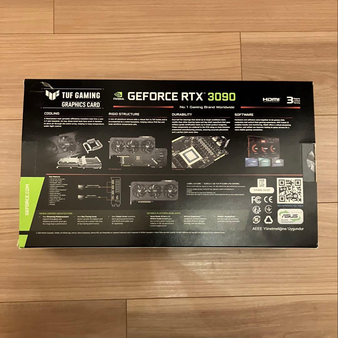 グラフィックボード・グラボ・ビデオカード ASUS TUF-RTX3090-O24G-GAMING NVIDIA