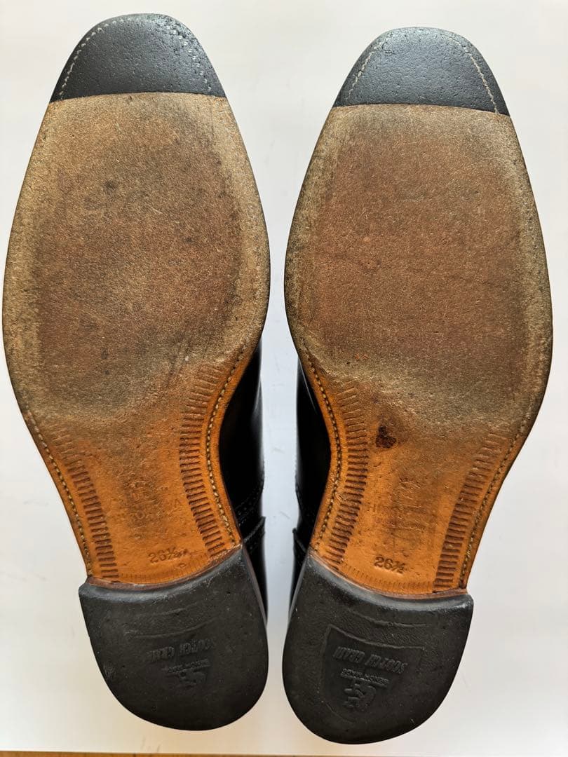 スコッチグレイン　ウィングチップ ドレスシューズ 黒26,5cm