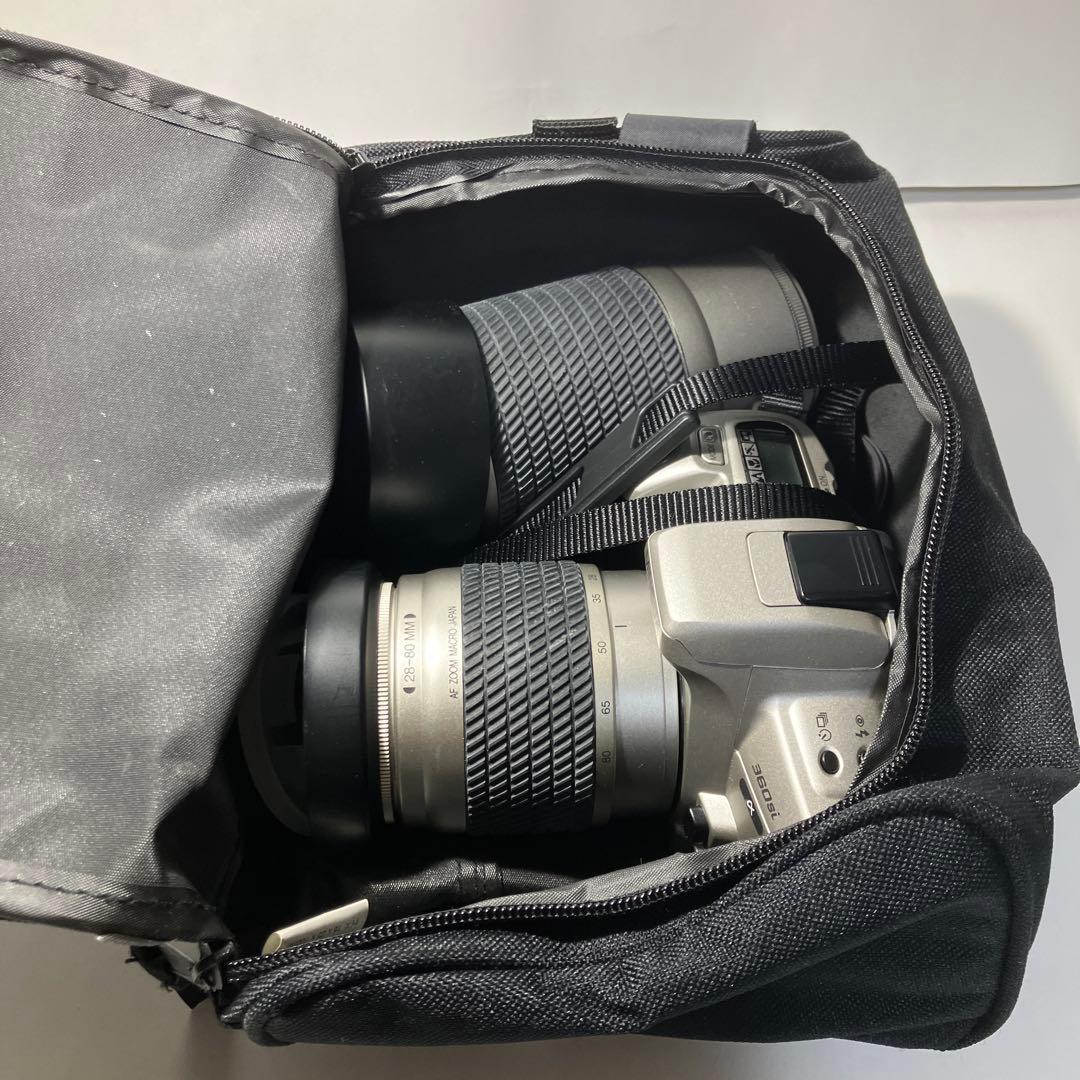 MINOLTA α-360si 一眼レフカメラ ダブルレンズ付き