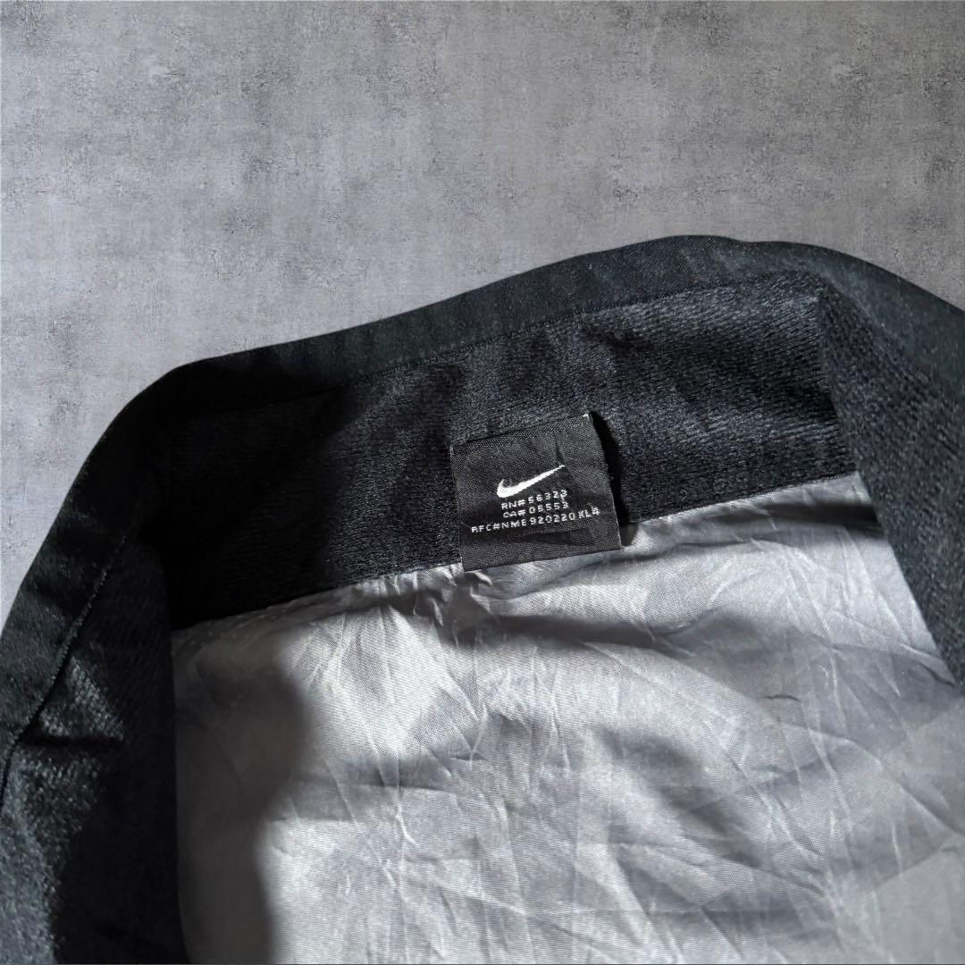 248古着00年代NIKEナイキハーフジッププルオーバー刺繍口ゴスウッシュ元ネタ
