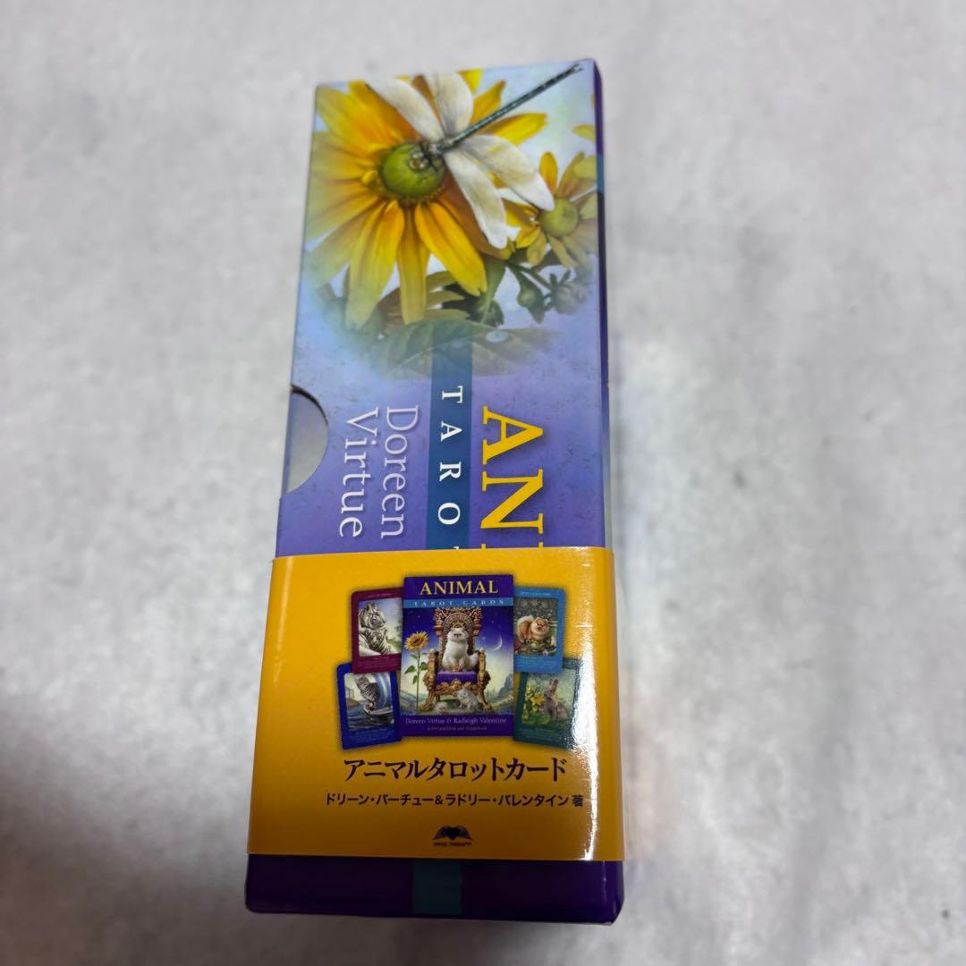 【美品】アニマルタロットカード 日本語版説明書付　ドリーン バーチュー 帯付き