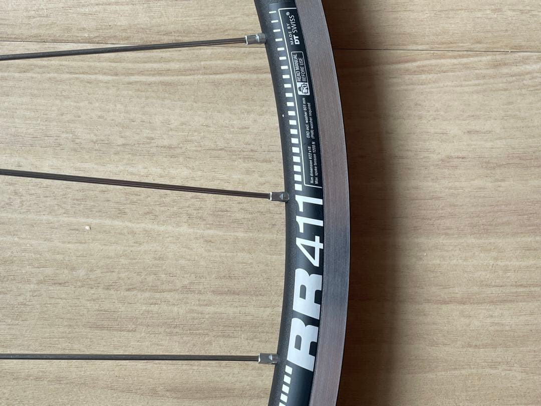 DT Swiss RR411 × Dura Ace Hub 手組みホイール