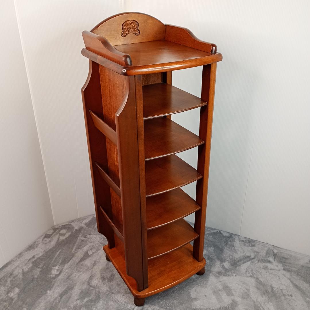 木製　スリッパラック ブラウン　玄関　スリッパ　レトロ感あります