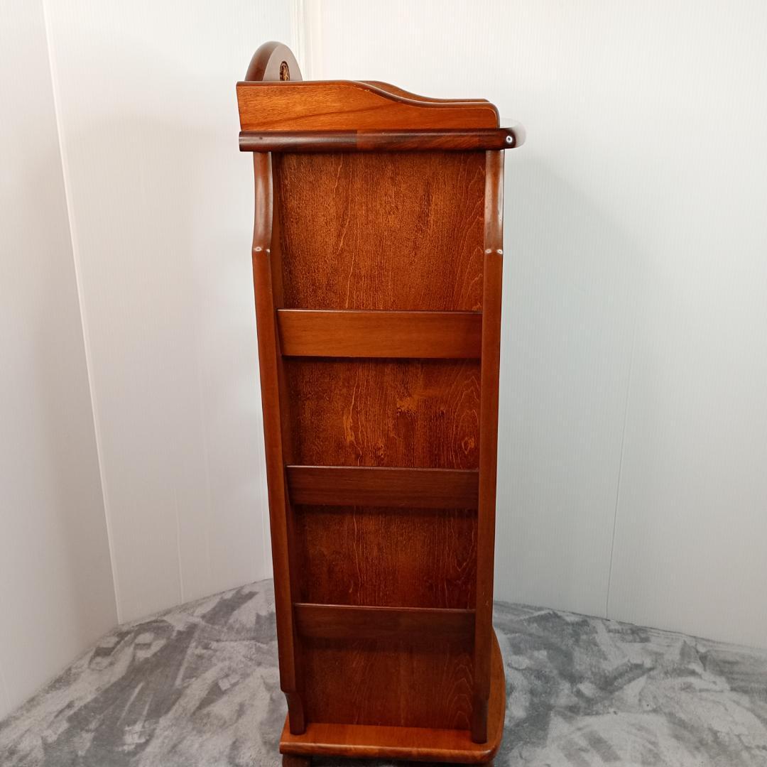 木製　スリッパラック ブラウン　玄関　スリッパ　レトロ感あります