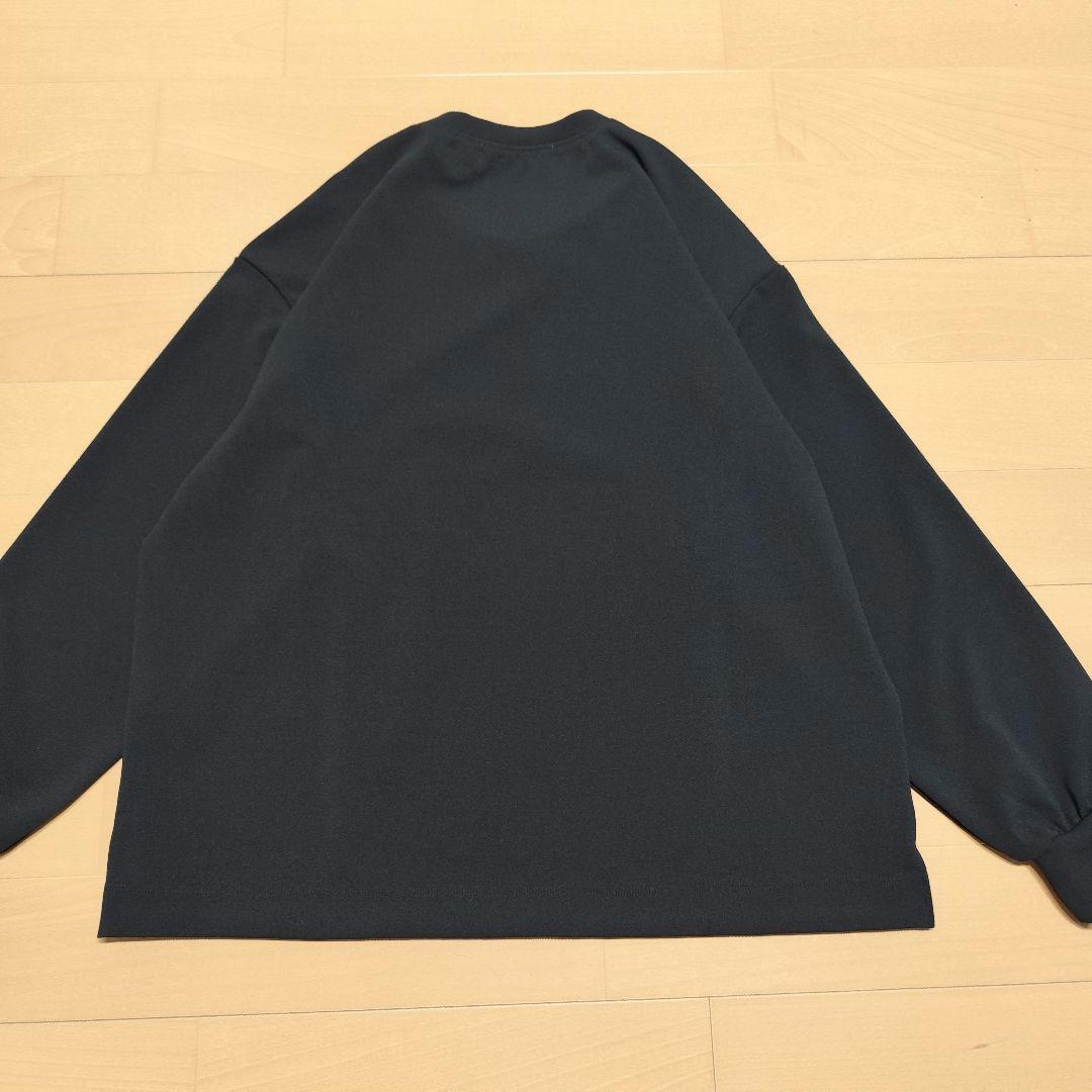 美品！CULLNI ロゴ刺繍 ロングスリーブカットソー 24SSブラック 1