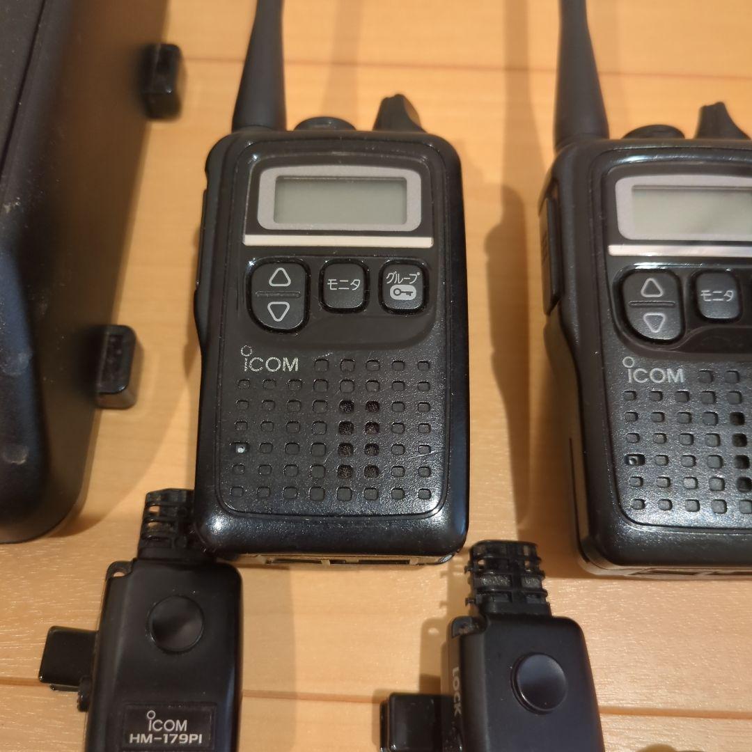 ICOM トランシーバー 2台セット 充電器付き