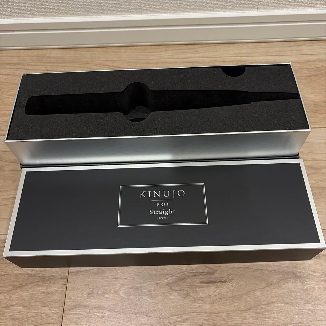 KINUJO Pro(絹女プロ)ストレートヘアアイロン　 KP001(ブラック)