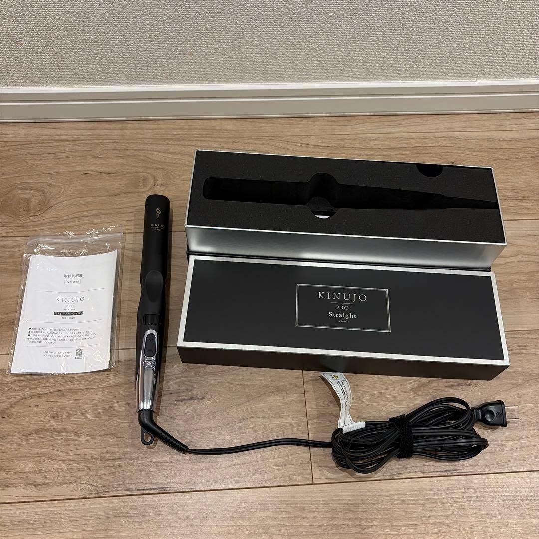 KINUJO Pro(絹女プロ)ストレートヘアアイロン　 KP001(ブラック)