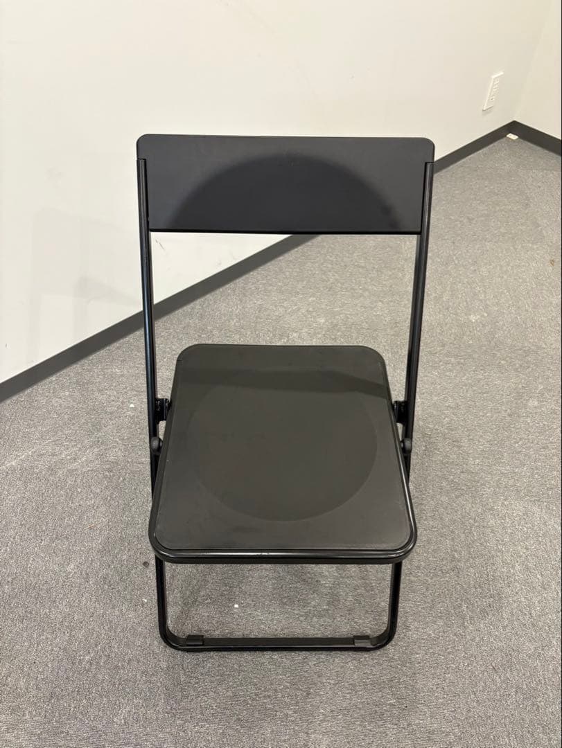 折りたたみ椅子2脚セット スタッキング可能 極薄