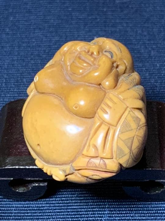根付　骨董   置物 古美術 布袋骨董品 茶道具　縁起物  レトロ アンティーク