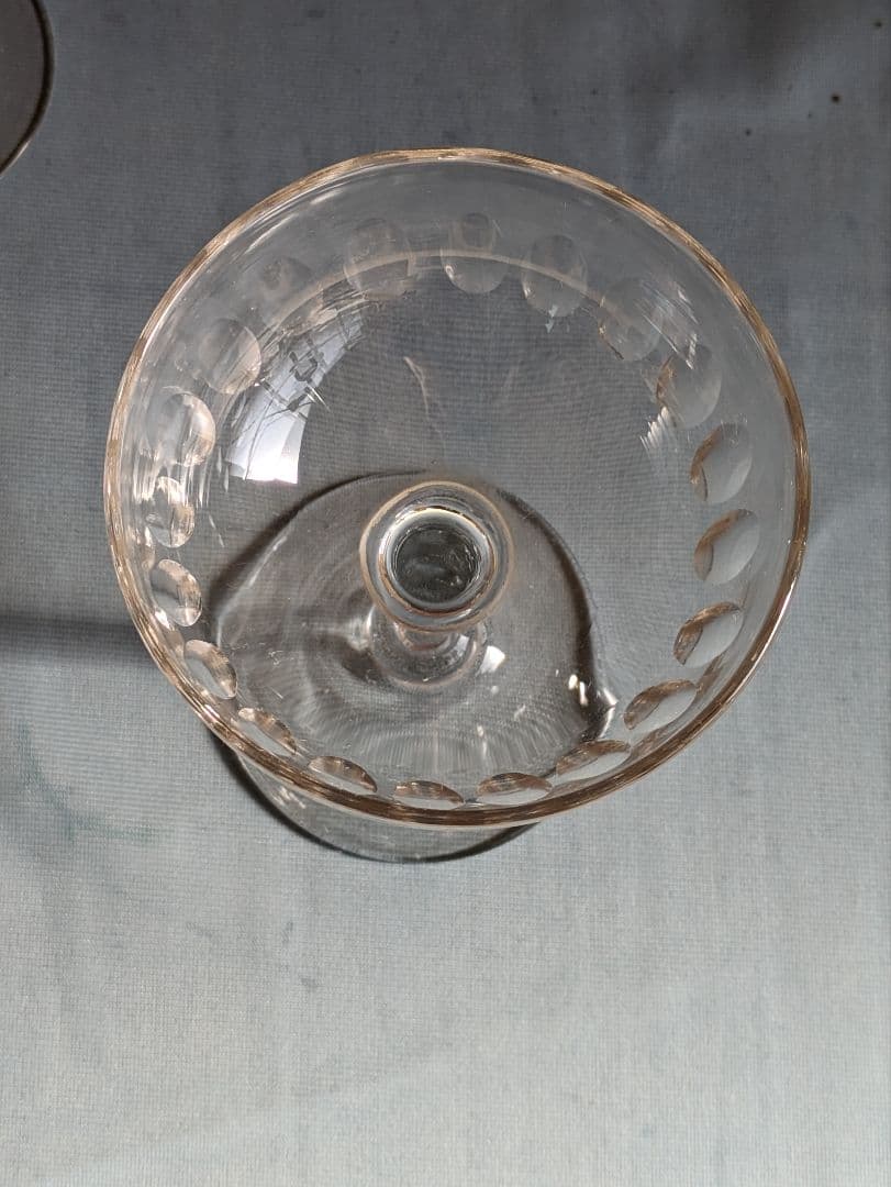 イギリスアンティーク　1910〜1930年代 アンティークグラス　5個セット