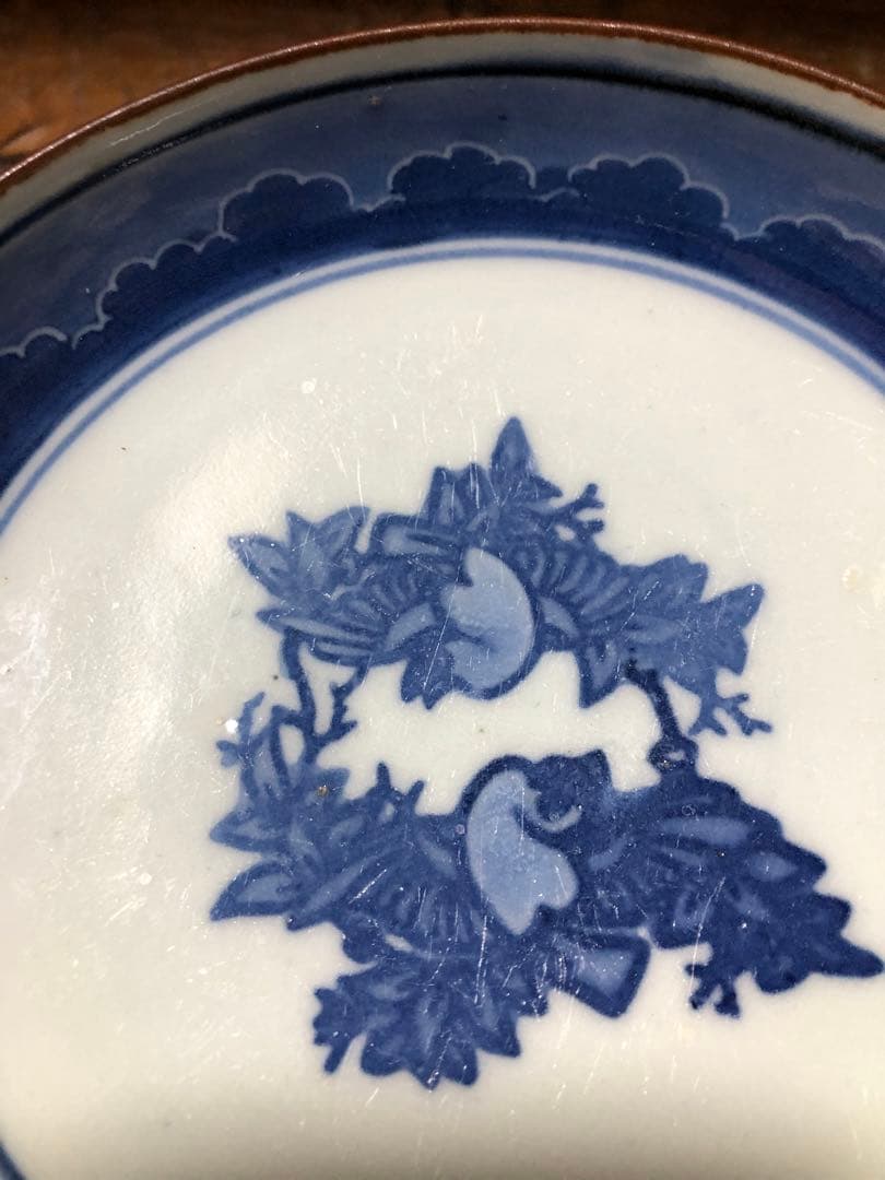 印判　時代皿