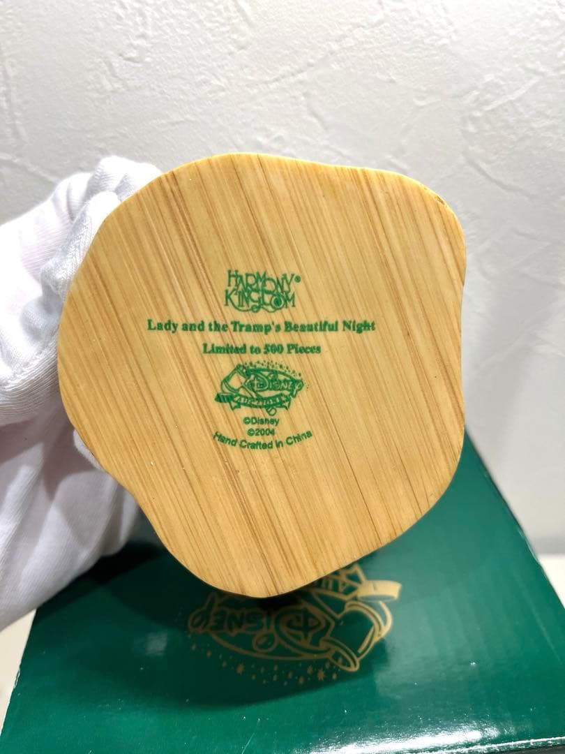 世界限定500 廃盤 わんわん物語 ⭐︎トランプ フィギュア　ハーモニーキングダム