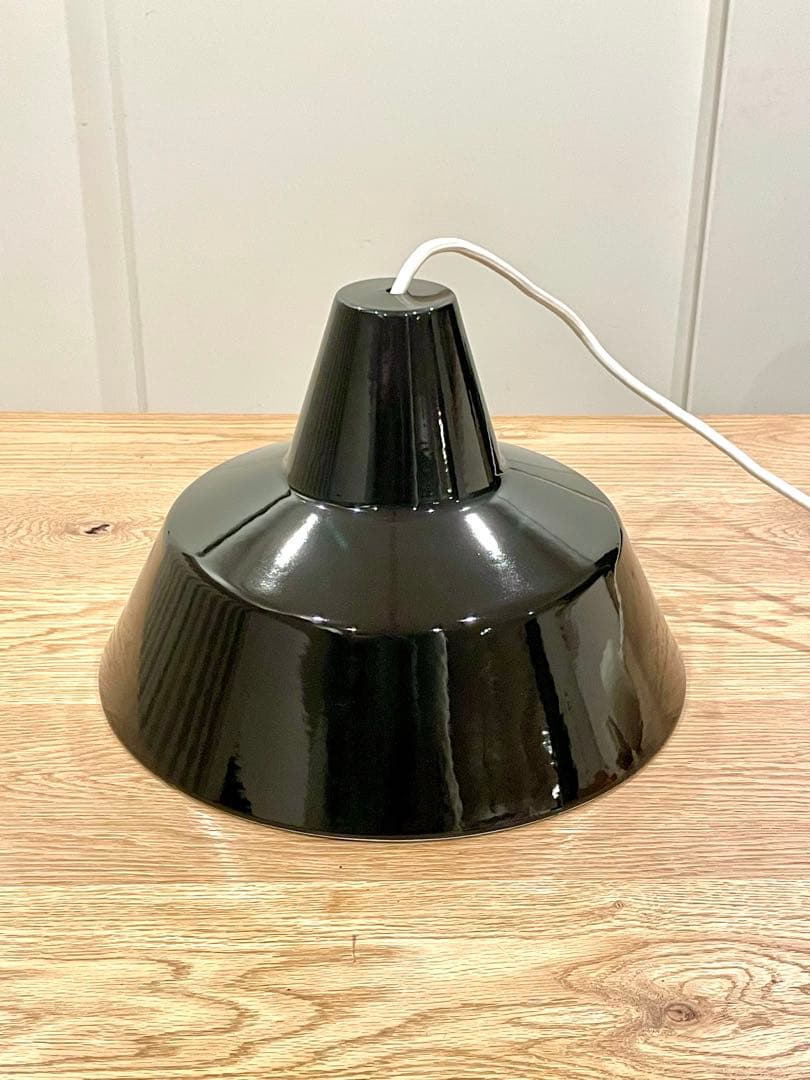 【名作】ルイスポールセン ヴィンテージ ホーロー ペンダントライト 黒 1954