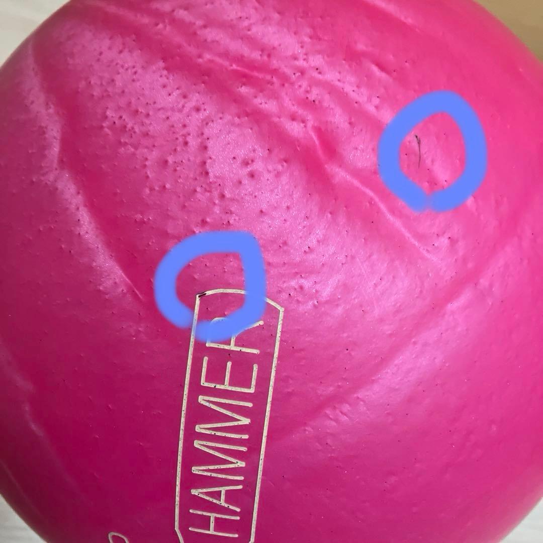 ハンマー　ブラックウィドーピンクパールウレタン　15ポンド