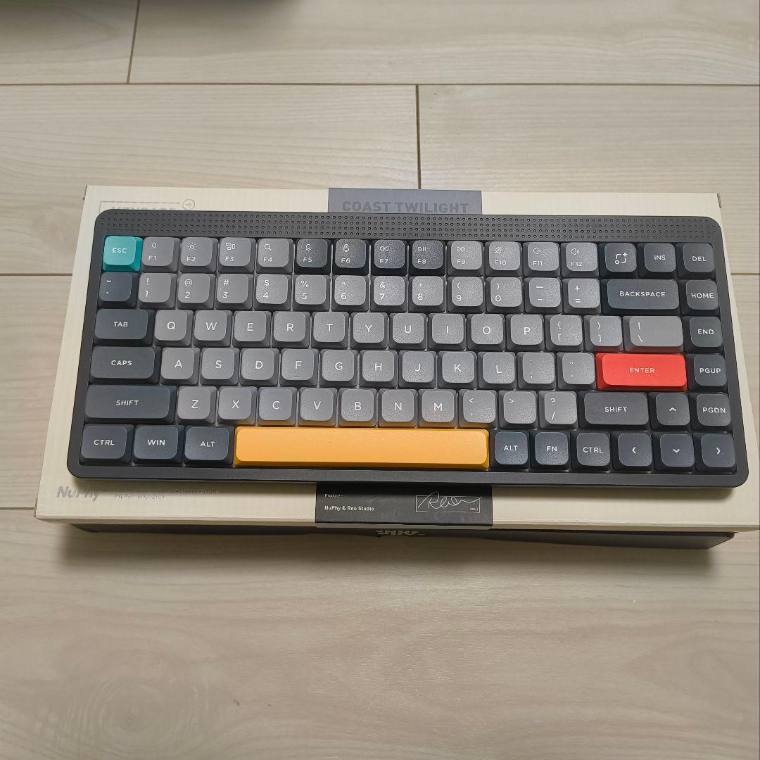 nuphy node75, 純正キーキャップ, 純正ケース3点セット