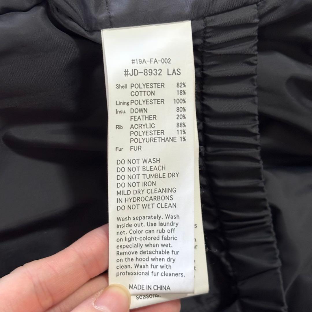 ✨ DANTON／ダントン 定番2WAYダウンコート黒40