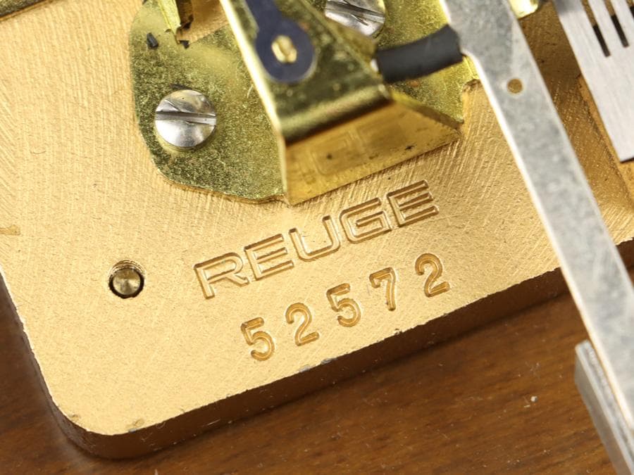 Y2534 リュージュ オルゴール ビバルディ「四季」3曲 72弁 金象嵌　ma