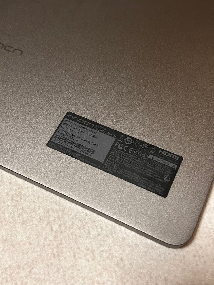 【美品】有機el モバイルモニター INNOCN 13A1F