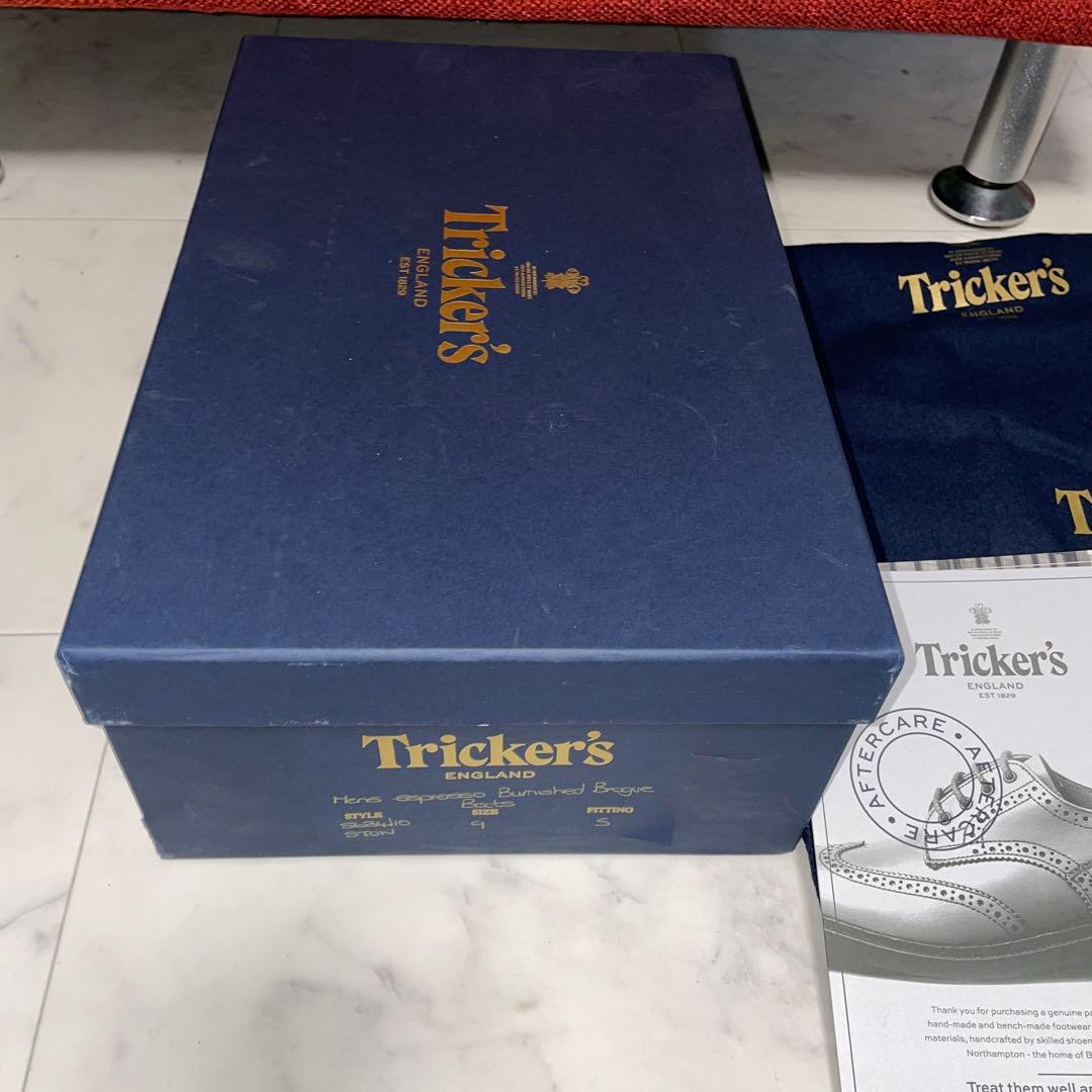 極美品　トリッカーズ　ストウ　カプチーノ　UK9