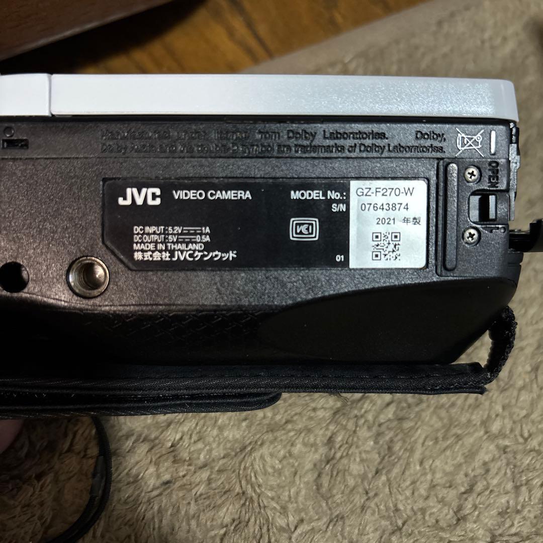 JVC Everio エブリオ GZ-F270-W デジタルビデオカメラ