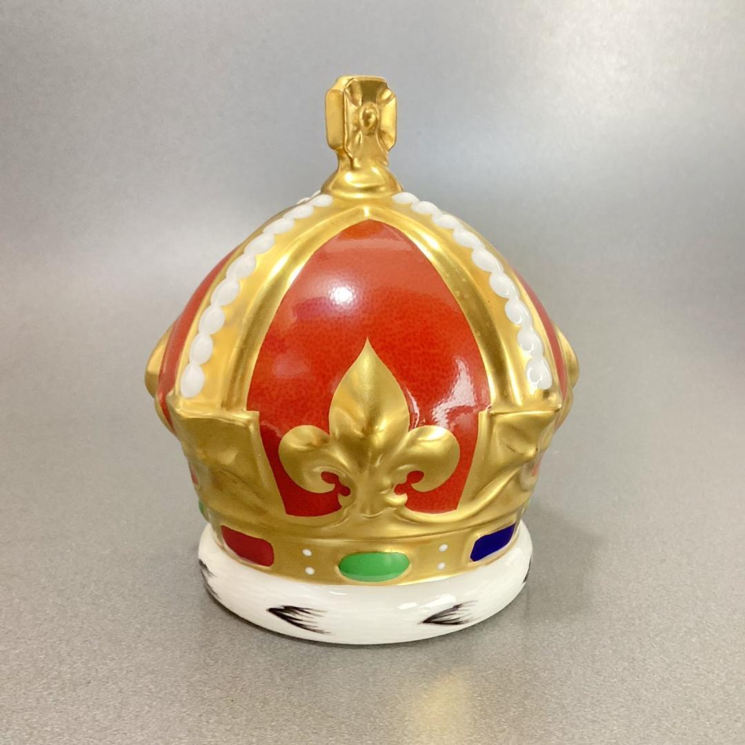 希少【ロイヤルクラウンダービー】王冠 置物 ペーパーウェイト エリザベス女王