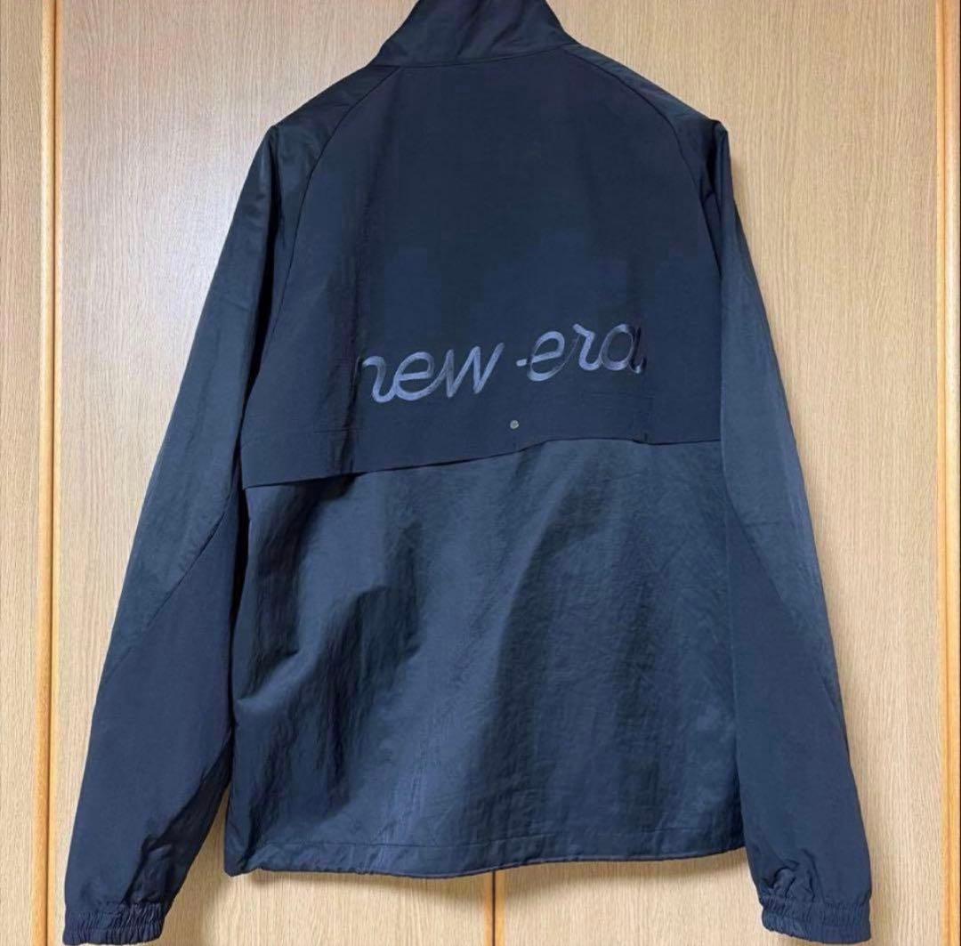 ニューエラ　ウィンドジャケット ストレッチウーブン ブラック ゴルフLサイズ