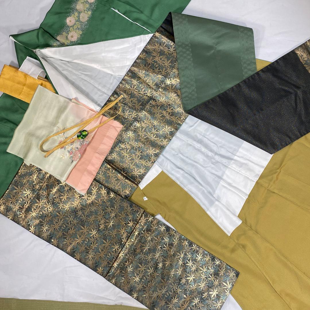 2228★作家物　訪問着★帯どめ付き全セット★裄67★美品セット★