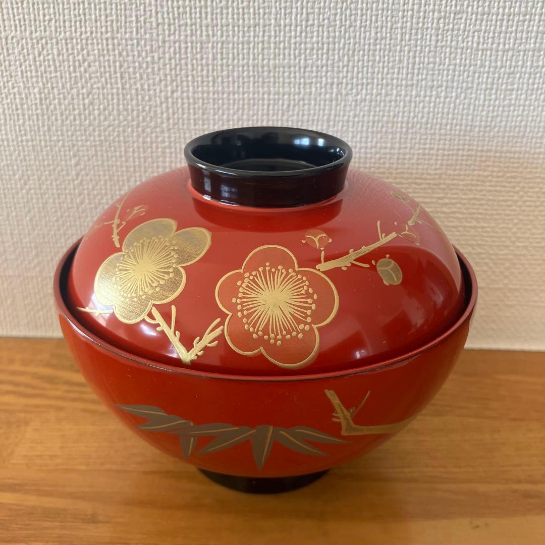 高級漆器　お吸い物椀