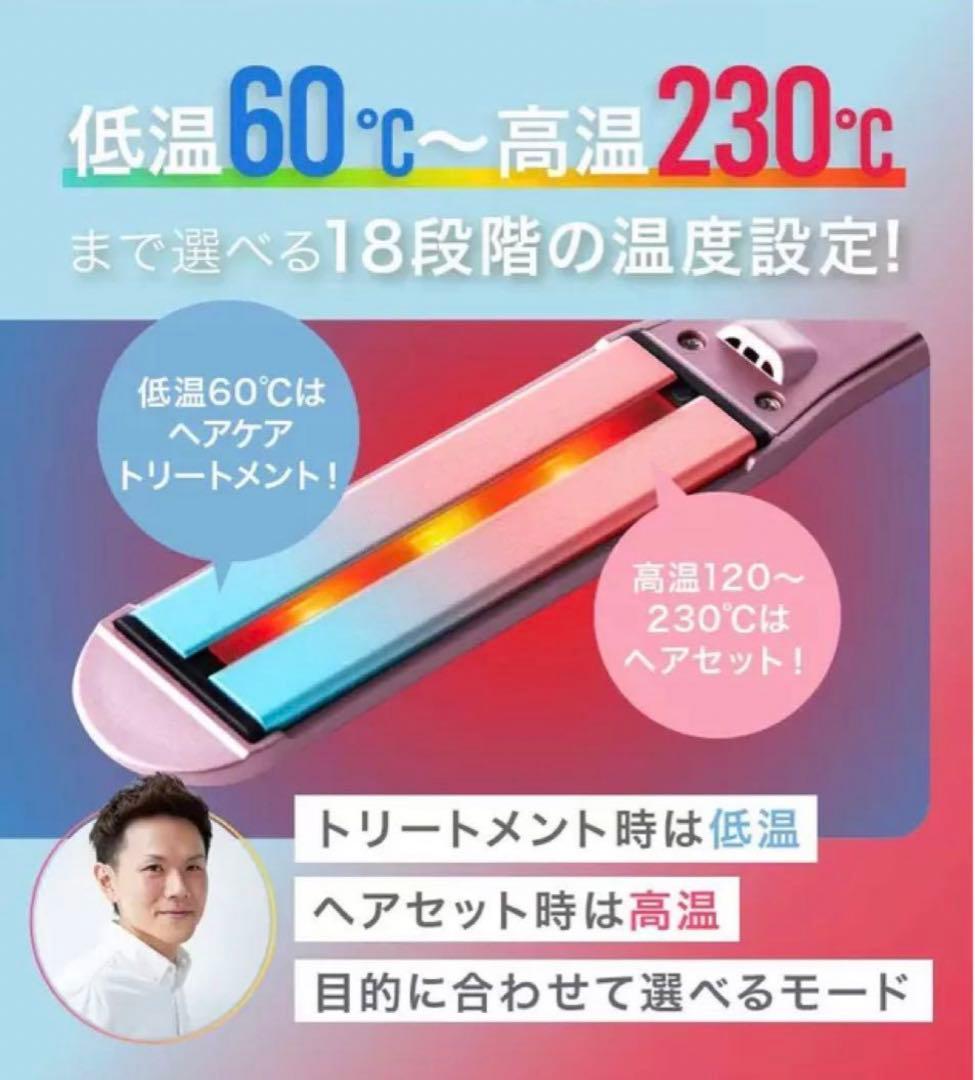●【新品未使用】コラーゲンヘアアイロンLV