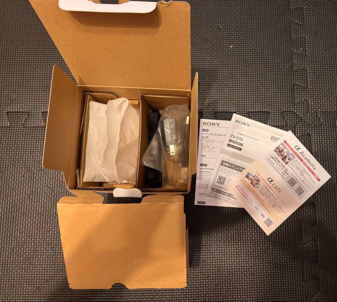 SONY パワーズームレンズキット ZV-E10 ZV-E10L(B) 箱あり