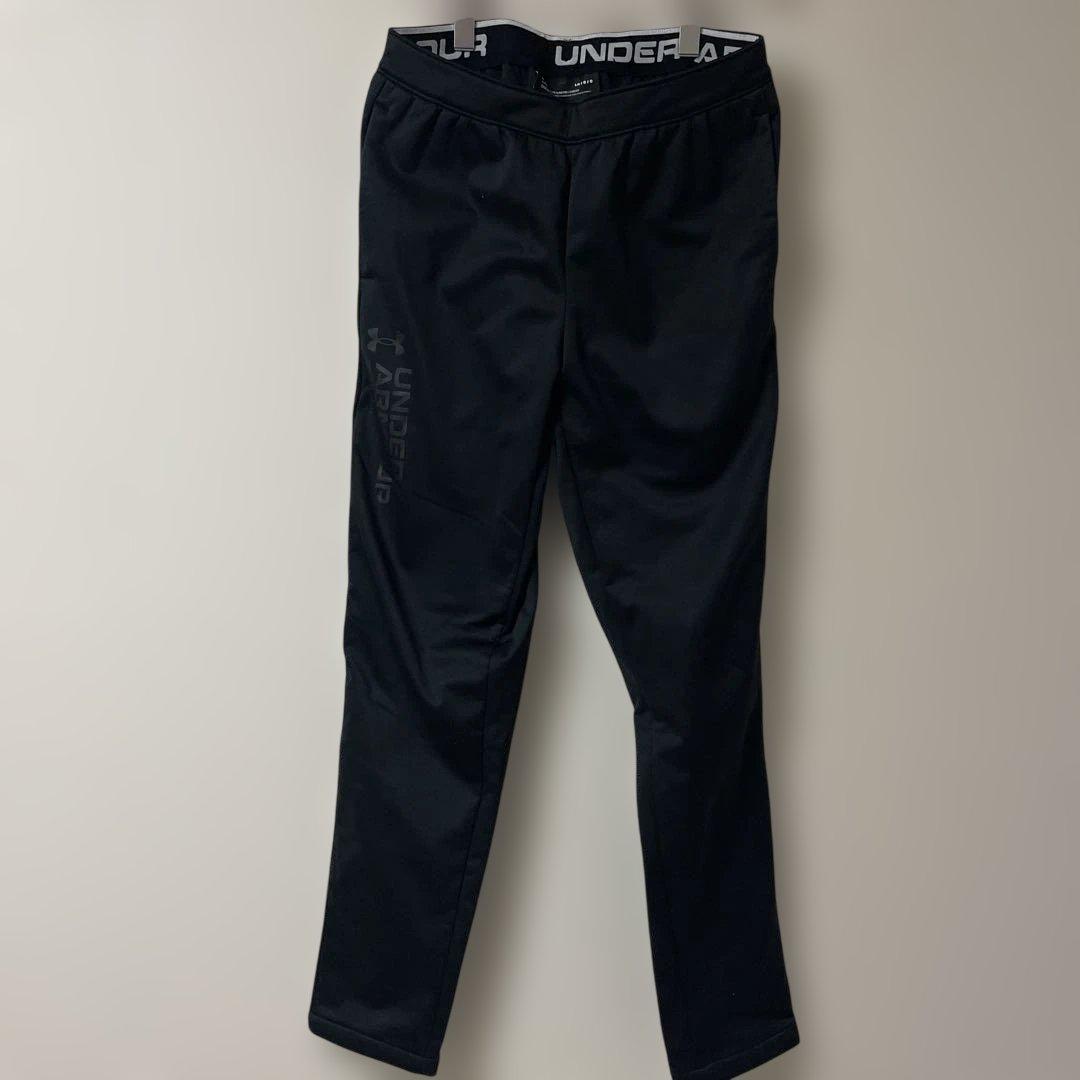 アンダーアーマー ウィンターニット　上下セット ブラック　ジャージ