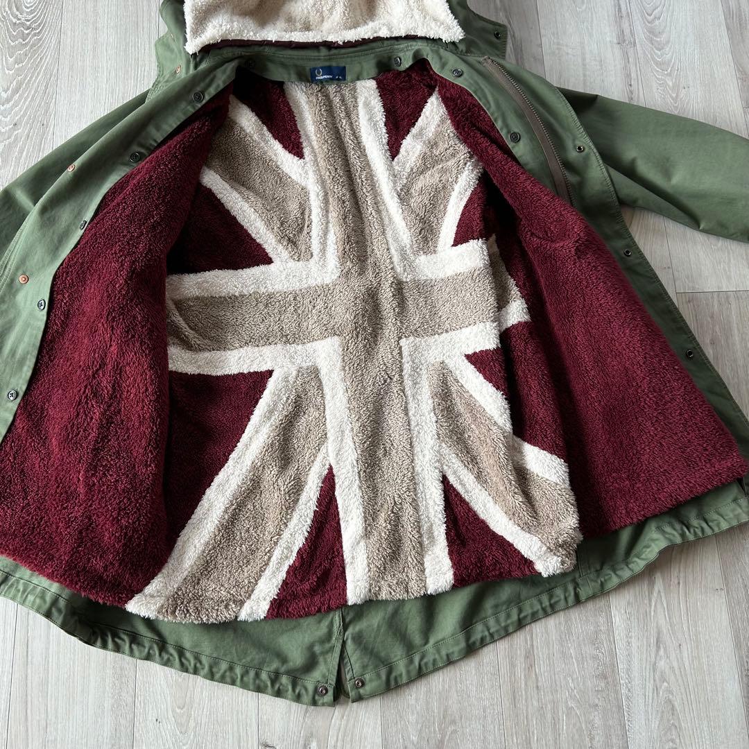 FRED PERRY モッズコート フィッシュテールパーカー XL オリーブ