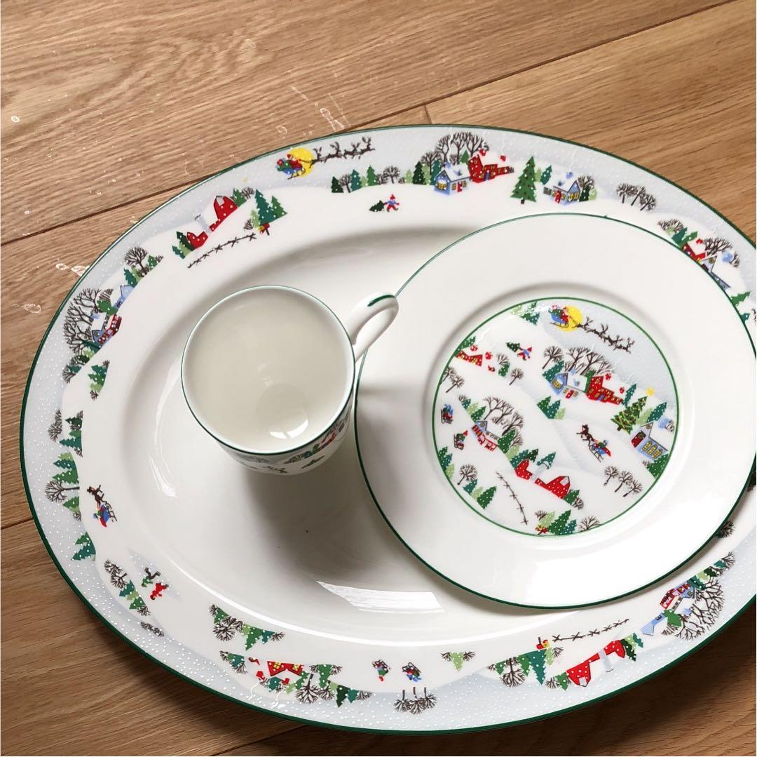 クリスマス24ピースカップ、パンザラ、ディナーざら、大皿