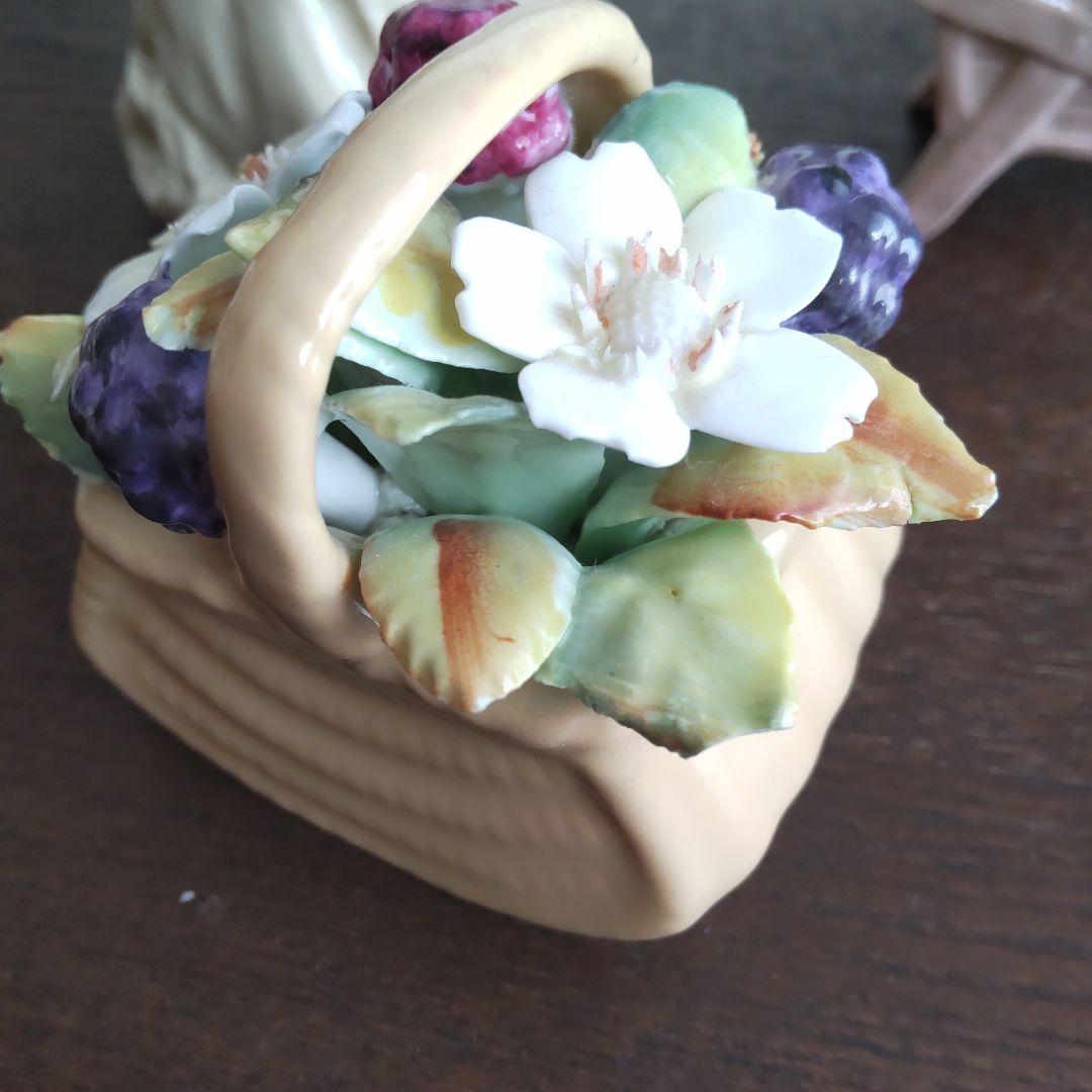 ロイヤルドルトン　花　置物　3点